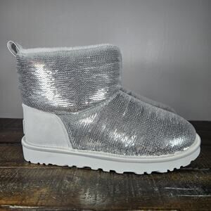UGG Silver Sequin Winter Boots